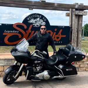 Franco Delgado Instagram - The open road is both wise and healing. The more miles you accumulate moving forward, the more you realize what’s worth keeping, and what you need to leave behind. #frankieloyal #sturgis2023 #sturgis83 #sturgismotorcyclerally #eaglerider.