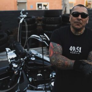 Franco Delgado Instagram - They say when one journey ends, another begins, or something like that… The future is unwritten… #frankieloyal #hankloza #hollywood #roadkingnation 📷Photo Credit @losangelesdeftone