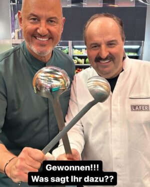 Frank Rosin Instagram - Was für eine geile Kochshow!
#werkochtdasbestefürdiegäste @sat.1 @janainazarrella ! Wer war dabei. Hat es euch genau so gefallen?
