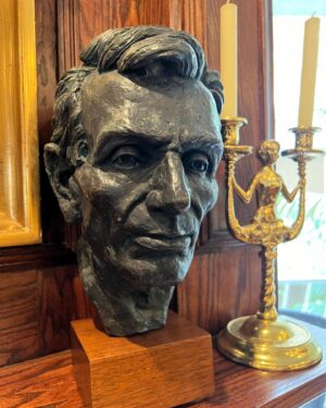 Frank Stallone Jr. Instagram - This is one of my most prized possessions a bust of President Abraham Lincoln by Thomas Holland. I have always been fascinated by Lincoln . Growing up in Maryland Washington DC was a stones throw away. I remember as a small child seeing the Lincoln at night and the impression it had on me. #abrahamlincoln @abraham._lincoln #lincolnmemorial #washingtondc