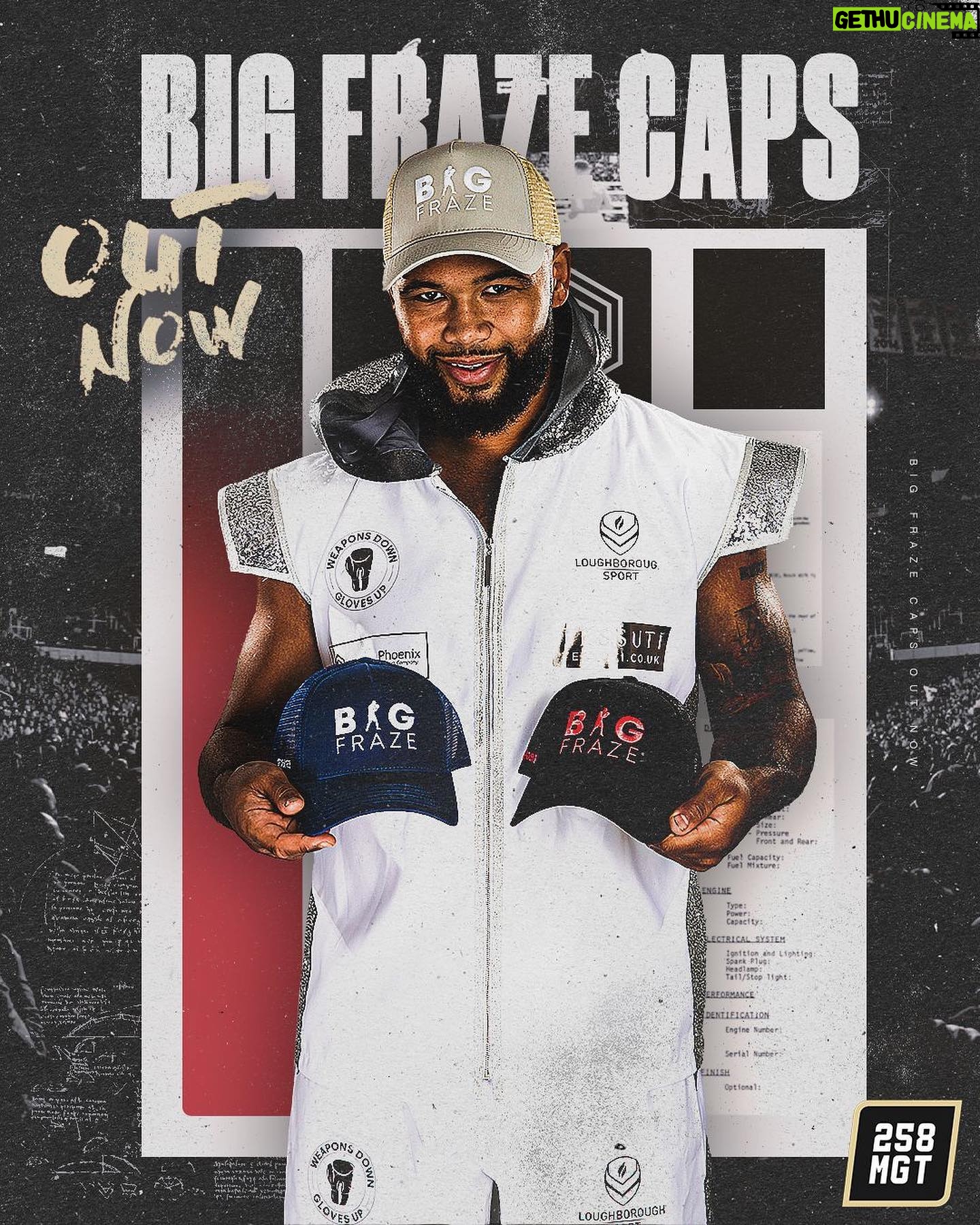 Frazer Clarke - 1.7K Likes - B I G F R A Z E caps
available now š§¢
Link in bio
After hundreds of request the hats are now available thank you all for your support always šš½š