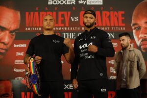 Frazer Clarke Instagram - Built for this 🦾. T-2 days 💨 

@boxxer @skysportsboxing @benjshalom 
#WardleyClarke