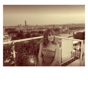 Frédérique Bel Instagram - #musicianlife #harpist #actor #FrenchActor #rooftop #Paris #jeuxolympiques2024