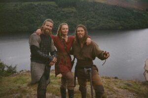 Frida Gustavsson Instagram - Raising our horns to all our incredible fans! 
Thank you for your relentless love and support as we unleash the epic THIRD season of VIKINGS: VALHALLA on @netflix. On behalf of all the cast and crew … SKOL to you all! 🛡️⚔️
