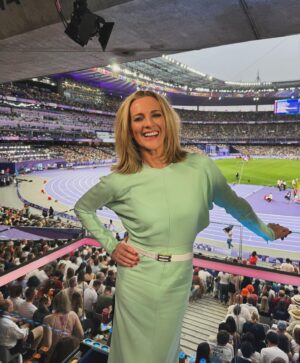 Gabby Logan Instagram - First few days in Paris has been exceptional with these great people. This Olympics is living up to its billing. @bbcsport @paris_olympics_2024