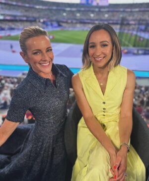 Gabby Logan Instagram - First few days in Paris has been exceptional with these great people. This Olympics is living up to its billing. @bbcsport @paris_olympics_2024