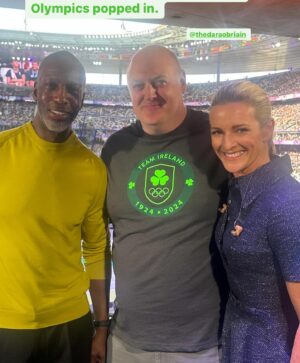 Gabby Logan Instagram - First few days in Paris has been exceptional with these great people. This Olympics is living up to its billing. @bbcsport @paris_olympics_2024