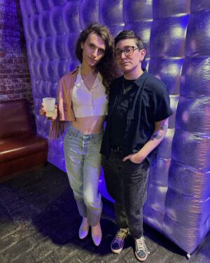 Gabe Dunn Instagram - I produced this dope sexy, violent trans movie by @drewburnettgregory because she’s a genius and also because we need more trans people working together to make more trans art. You can stream it now @translationsfilmfestival for pay what you can! Link in her bio. 

They have so many good trans films @translationsfilmfestival so you have no excuse!! Go watch ours and all the others!

Also maybe one day I’ll tell the story of how cinematographer @shivvmccarthy and I must have known each other in a past life or we’re in some kind of LOST knowing each other in every lifetime purgatory situation.