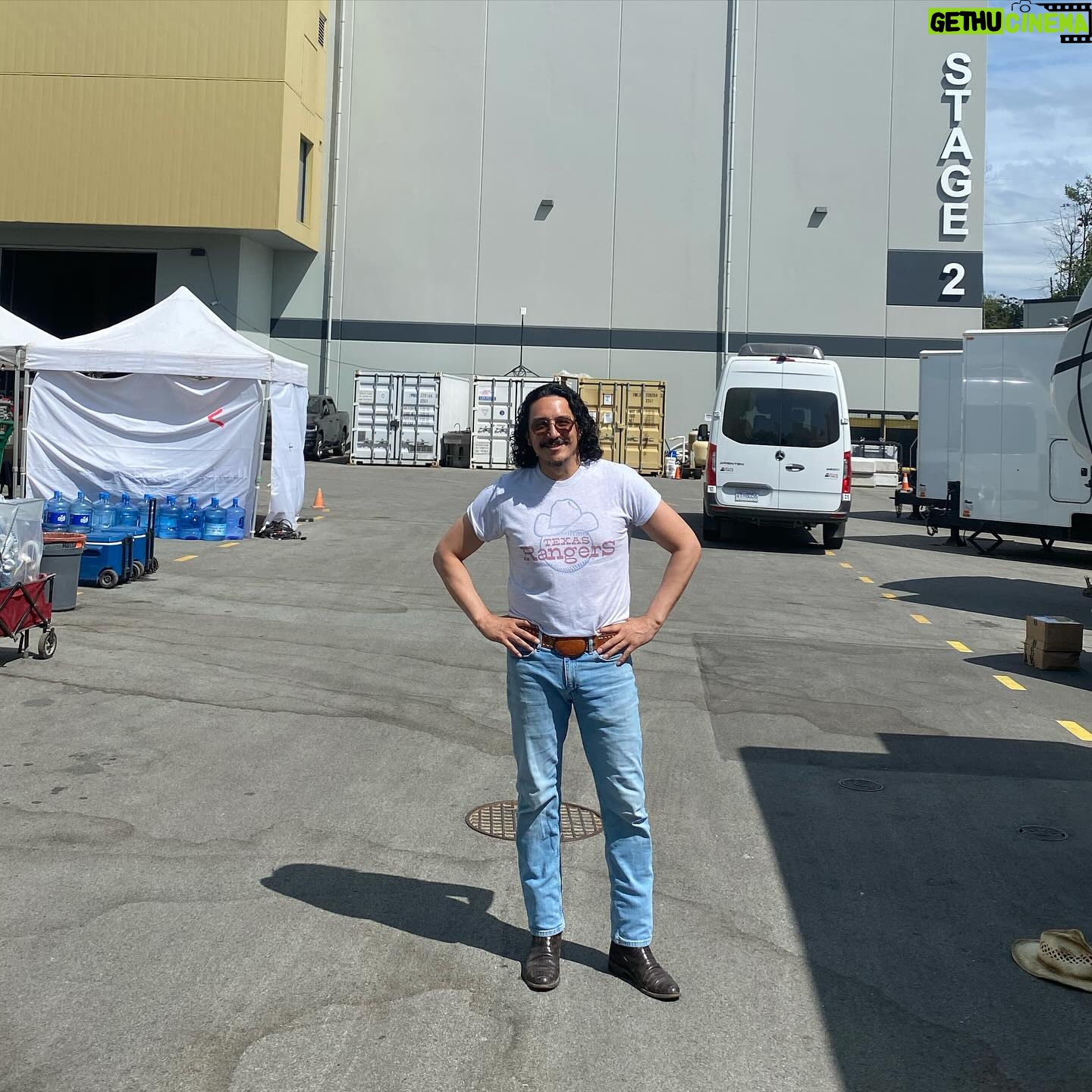 Gabriel Luna - 4.7K Likes - Catching some rays before we spend all day on stage. #GoRangers #WorldChamps #outside #TheLastofUs