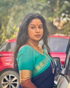 Gabriella Sellus Instagram - 🦋
Pc @mkphotography2796 
Saree @jansidheekshi_boutique
