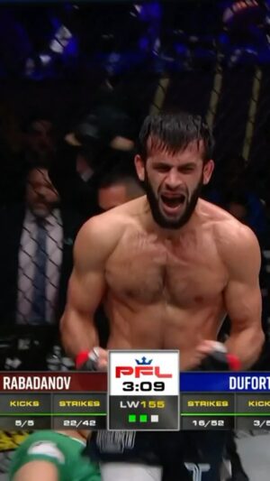 Gadzhi Rabadanov Instagram - Gadzhi Rabadanov LANDS FLUSH! HE IS GOING TO THE FINALS!

[ 🇺🇸 LIVE NOW | ESPN & ESPN  | #PFLPlayoffs | #PFLHollywood ]