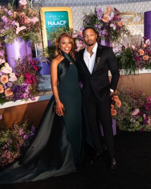 Gail Bean Instagram - Dear Malcolm Mays The Great,

You, sir, are such a phenomenal BLACK MAN! I'm honored to witness your brilliance x your protection, not just for those you love but for those who can't defend themselves. This year has been a culmination of your hard work, your genius x God. BLACK BOY JOY should be protected, respected x encouraged! In every room with or without you, know I intend to do just that. Malcolm, for all the times you felt unsupported, I apologize on behalf of those too coward to publicly stand by you or admit to their wrongdoings. 

Society claps briefly when black men win, they crucify to no end when black mens flaws get the better of them, yet their is silence the loudest when black men are thriving x shining but to no fault of their own get accused/mistaken for wrongdoing. Instead of an explanation x apology, black men are isolated x exiled when they should be comforted x loved on. 

June is Men's Mental Health Awareness Month. I challenge us as a society to do better. Because the mere act of pretending men are in the wrong during the times that they are not x the accusatory culture that has gone on for far too long x too loud, is a recipe for delusion. S/O to the men that remain strong despite the attacks. Continue to beat the odds. S/O to the men that persevere through the disgusting x unfair labels placed on them, which they have not earned. May God x the Ancestors shield you from the lies, the judgment x the weapons formed against you. God is within you black man, you will not fail! I love you with every breath in my body. 

Love x Light,
Gail Bean 
'Big Bean' 🗣THE BIGGEST
💄 @camaraaunique 
💇🏾‍♀️ @kaorinikstudios 
STYLIST @apuje 👗 @ritavinieris
📸 @whoelsebutgiles @thehbuc