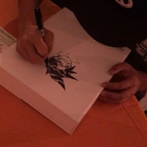 Gaku Space Instagram - Overwatch Wrap Party Year Two with two legends!
I'm honored to be between Akira Yasuda aka @akiman7 Street Fighter character designer, & Arnold Tsang, Overwatch character designer!
I feel so proud & extremely lucky to be a part of Street Fighter & Overwatch franchises.
I didn't know Mr. Yasuda was invited to Blizzcon & showed up at Overwatch wrap party.
FYI, he plays Overwatch in English version & he's a Zenyatta main! Lol
📷: @yohei67
#overwatch #blizzardentertainment #genji
#streetfighter  #streetfighterassassinsfist #capcom #funimation #goki 
#blizzcon #wrapparty
#secondpicwas #with @thechristianhoward #aka #kenmasters