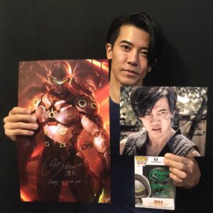 Gaku Space Instagram - Want my signed items? ✍️😊
Now you can purchase them at
www.gakuspace.com/store/ (link on bio)
Shipping them out worldwide. 🌎👍
And the signed item can be personalized & you can pick your favorite voice line! 💞
My merch is ready to be unleashed! 😆
#gakuspace #genji #overwatch 
#gouki #streetfighterassassinsfist 
#website #signedmerch #actorslife 
#funkopop #wizyakuza #theochalmers