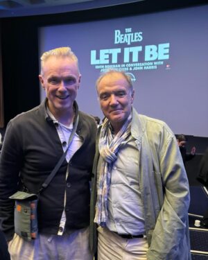 Gary Kemp Instagram - @rockonteurs night out last night. Went to see the restored Let it Be movie with @guyprattofficial. Met the incomparable Glyn Johns who engineered the original album. Tears flowed watching the hi-res brilliance of those four young men who changed all our lives forever. #letitbe @thebeatles #glynjohns #thebeatles @disneyplusuk
