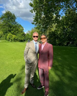Gary Kemp Instagram - Afternoon at the Palace for the King’s garden tea party in honour of the Creative Industries. I was there helping to represent the @theatrestrust. Met up with @wyclefjean, and my old friends @stephenjonesmillinery and @mrstephenwebster in the beautiful gardens.