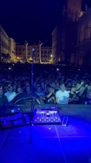 Gary Kemp Instagram - Last night it was a privilege to play in this stunning Palladian setting in Vincenza.  #nickmason @saucerfulofsecretsofficial #setthecontrolstour #pinkfloyd  #vicenza #piazzadelsignori ##oneofthesedays @guyprattofficial @mrleeharris @dombeken