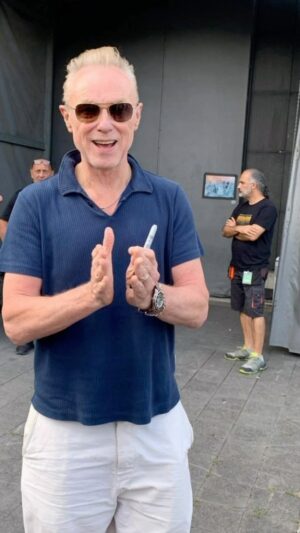 Gary Kemp Instagram - Meeting with a few nice people before our show in Milan at the @teatroarcimboldimilano. #nickmason @saucerfulofsecretsofficial #setthecontrolstour #pinkfloyd