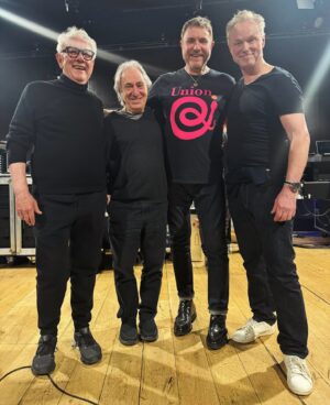 Gary Kemp Instagram - Just rehearsing with these chaps for our @roundhouseldn charity gala tomorrow night.
@trevorhornmusic #lolcreme #simonlebon