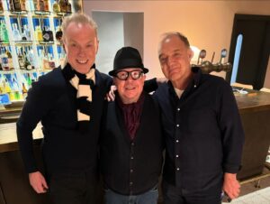 Gary Kemp Instagram - So good to see Phil again last night at our Quadrophenia @rockonteurs live special with him and director Franc Rodham. I had my first band with Phil back in the early 70s and we’d jam  Interstellar Overdrive and Set the Controls! How weird to come full circle. Thanks to everyone who came along, including my ‘brother’ @therealperrybenson who also appeared in the movie as Jimmy’s postroom mate. @phildaniels2022 @batterseapwrstn cinema. @guyprattofficial