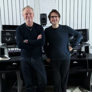 Gary Kemp Instagram - Morning spent with @stevenwilsonhq at his fab studio listening back to his Atmos mixes of classic @spandauballet tracks for a future release. Announcement coming soon. Spandau all around me sounded so exciting and Steven is the master of this medium.