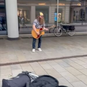 Gary Kemp Instagram - Leipzig busker.