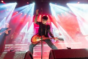 Gary Numan Instagram - Just two more shows to go on this 45th Anniversary Tour of my Replicas and Pleasure Principle albums. This Saturday and Sunday we’ll be playing at the Roundhouse in London. Pic: @naomidrydensmith