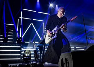 Gary Numan Instagram - The legend that is Steve Harris in full flow at our Glasgow show last night. Fantastic crowd yet again. The 45th Anniversary Tour is definitely underway!! Pic: Catching Light Photography