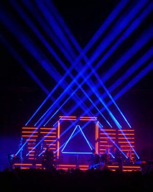 Gary Numan Instagram - Some more pictures of the light show for this tour. Pics by David Howard, as is the light show design. He’s also the man in control of it every night.