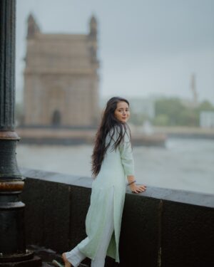 Gauri Kulkarni Instagram - Wonderland ✨💚

Dress- @lucknowi_studio_ 
P.C- @nileshsawant_photography 
Styled by- @rupalibhosle