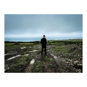 George Clarke Instagram - The storm has passed at last! Absolutely…soaked through to the bone…but loving every minute of filming today in Anglesey 🎥