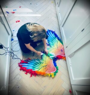 Georgia Tennant Instagram - Happy Pride to you glorious beings who we support with every ounce of us, now and always x🌈 #pride #london #gotyourbacks #andyourwings
