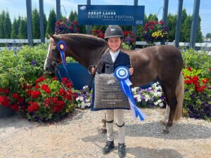 Georgina Bloomberg Instagram - Week 1 here in Traverse City was a great one, with Jasper and Rico Suave earning the championship in the Small Pony Hunters and winning the Classic, clear rounds from Viking and Nikita in the jumpers, my horses all earning top ten placings in the FEI and National classes, and Cassina closing out the week with a double clear performance in the 3* Grand Prix. 📷: @andrewrybackphotography @traversecityhorseshows