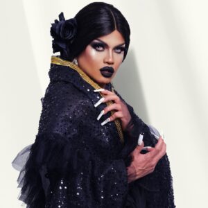 Gigi Era Instagram - Channeling the fierce mystique of black magic. 

Photo: @jagger_studios 
Designer: Joven Lim
MUA: @minortiz 
Hair: @humanhairwigsbydave 
Nails: @opulentnails.mnl 
#blackmariaclara #dragraceph #photography #melbournedrag #fashionstyle #missmaam