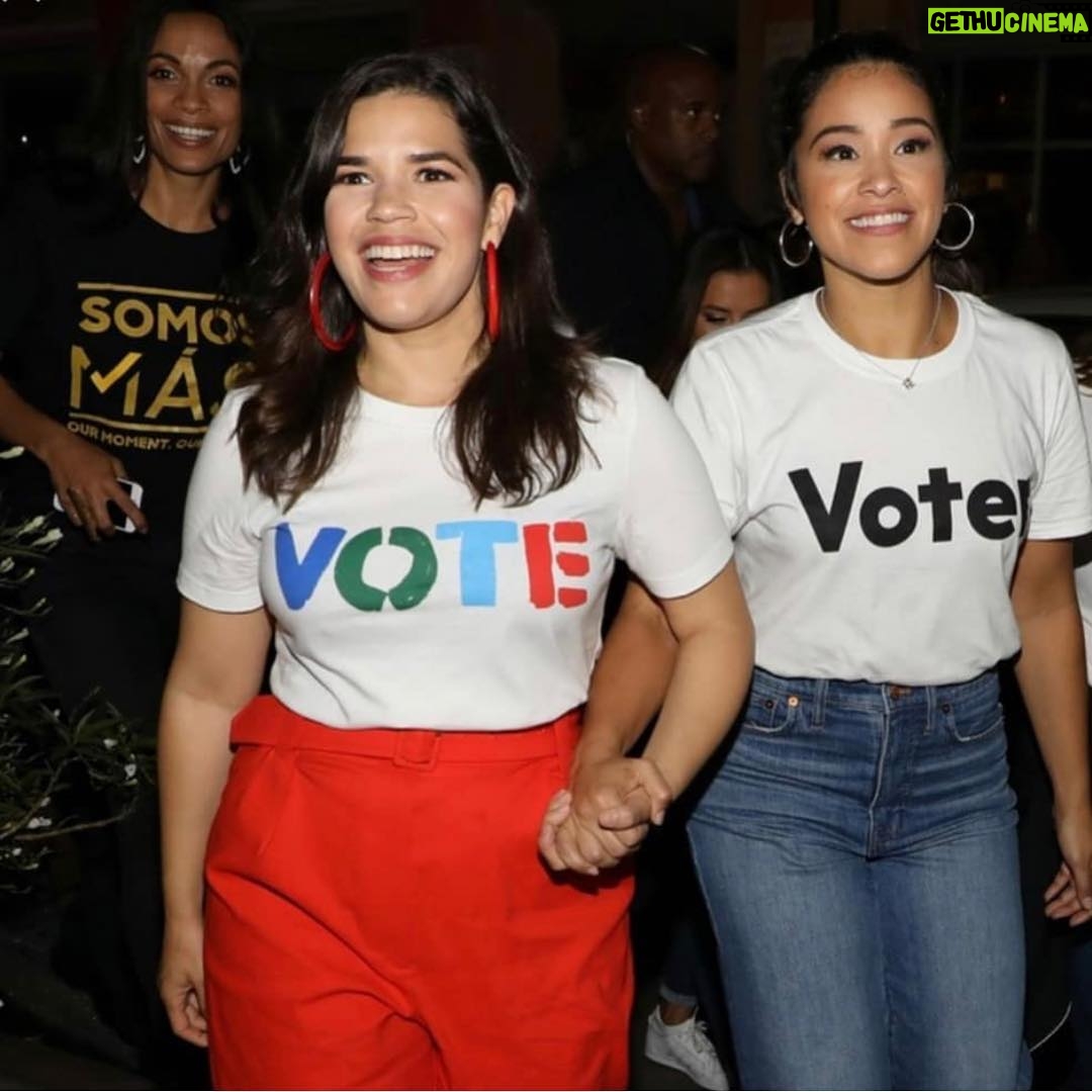 Gina Rodriguez - 429.2K Likes - Take your sister, your brother, your mother or abuelita and VOTE! VOTE TODAY! #freedom