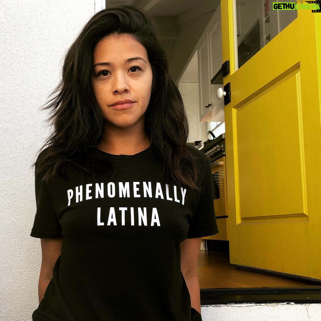 Gina Rodriguez - 495.8K Likes - Today is #LatinaEqualPay Day, Latina workers on average only get 53 cents for every $1 a man is paid. The gap has widened since last year, and for some, it's even worse. This is an injustice, and there's still so much work to do for Latinas to be treated equally. Me and my sisters at @timesupnow support Latina equal pay! #phenomenallylatina @phenomenal.ly t-shirt proceeds benefit the National Latina Institute for Reproductive Health. Website in bio. #sameJobNOTsamepay