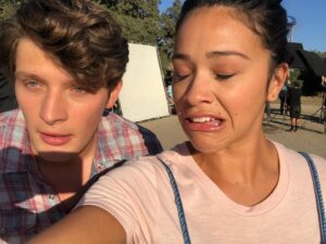 Gina Rodriguez Instagram - The suns too big. #season5 #RememberToVote
