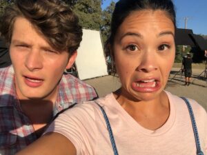 Gina Rodriguez Instagram - The suns too big. #season5 #RememberToVote