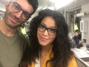 Gina Rodriguez Instagram - We woke up like this. No legit, we did.