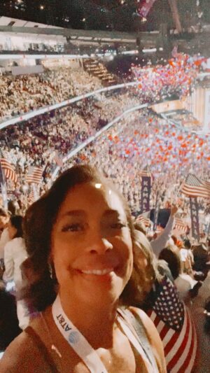 Gina Torres Instagram - Still processing the events of the last few days. Thank you #equis for making this incredible experience possible.  I’m ready to “Do Something” so that my daughter and all kids everywhere have a country where they are seen  and they  see a path of infinite opportunity ahead of them. Let’s go!! 
#Vote