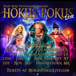 Ginger Minj Instagram - SISTAHS, COME, WE FLY!
Hokus Pokus Live! is coming to a city near you this October! Make sure you get your tickets at HokusPokusLive.com now before the sun rises and we all turn to dust! 
#livetheatre #HocusPocus #hocuspocus2 #tourr #dragshow