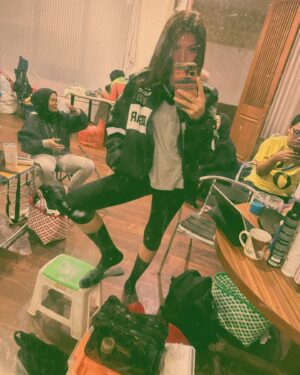 Girindra Kara Instagram - All I need this weekend is a little💆🏻‍♀️, 1990-2000’s 📼, 🍊🍫🦪🫒🥬🍱 and maybe some🌷to get through this whimsical phase 🪐