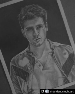 Girish Kumar Instagram - Truly amazing piece 
#Repost @chandan_singh_art
・・・
new artworks 
For 
Mine favourite Bollywood actor @girishkumart
Hope he like it❤️❤️😊