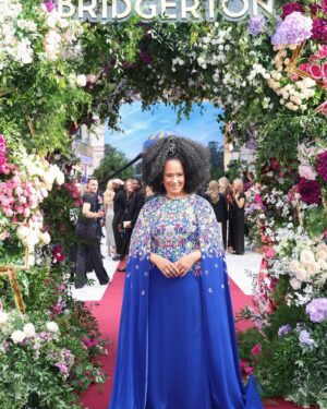 Golda Rosheuvel Instagram - UK Premier of Bridgerton Season 3 Part 2.

The Team💯❤️
@amprldn 
@thebwhagency 
@theledecompany 

@jasonrembert 
@dionnesmithhair 
@kennethsohmakeup 

@themariamufundi 
@thestylistguy 

Wearing 
@marykatrantzou