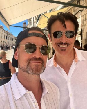 Goran Visnjic Instagram - Always nice when my #er family stops by #croatia #dubrovnik @theshanewest 😊😎😉