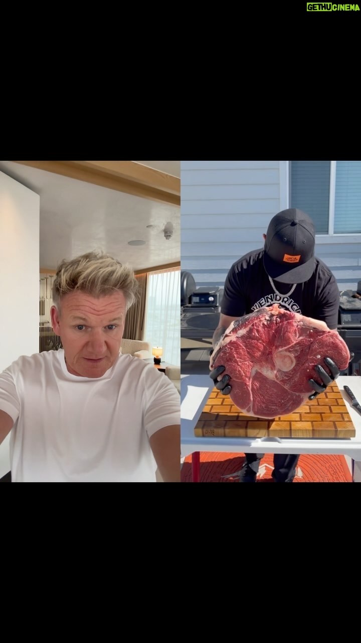 Gordon Ramsay - 95.2K Likes - This Sunday…..please don’t play with your meat ! @kendrick_bbq