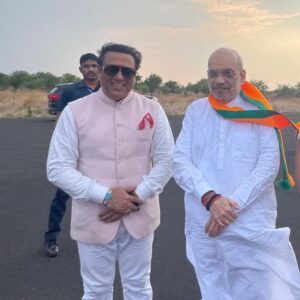 Govinda Instagram - It was an honor meeting our honorable Minister of Home Affairs of India, respected Amit Shah ji, personally. 
@amitshahofficial