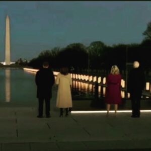 Greg Rikaart Instagram - Empathy.  Leadership.  Thank you, President-elect Biden and Vice President-elect Harris for honoring the 400,000  American lives lost and the millions of lives impacted by covid.  Let the national healing begin.  #covidmemorial