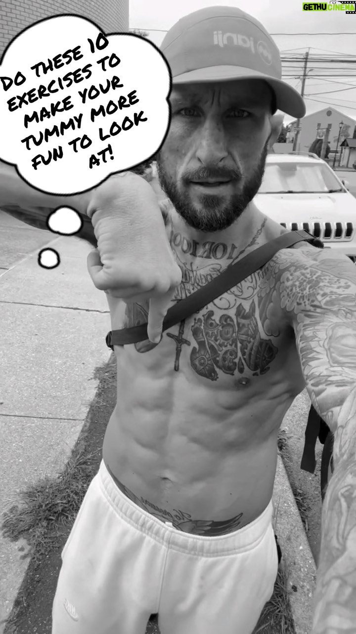 Gregor Gillespie - 1.1K Likes - Having abs/being lean is so easy. You can kinda eat what ever you want as long as you worry enough, and do these 10 things… once a month 🤷♂️.