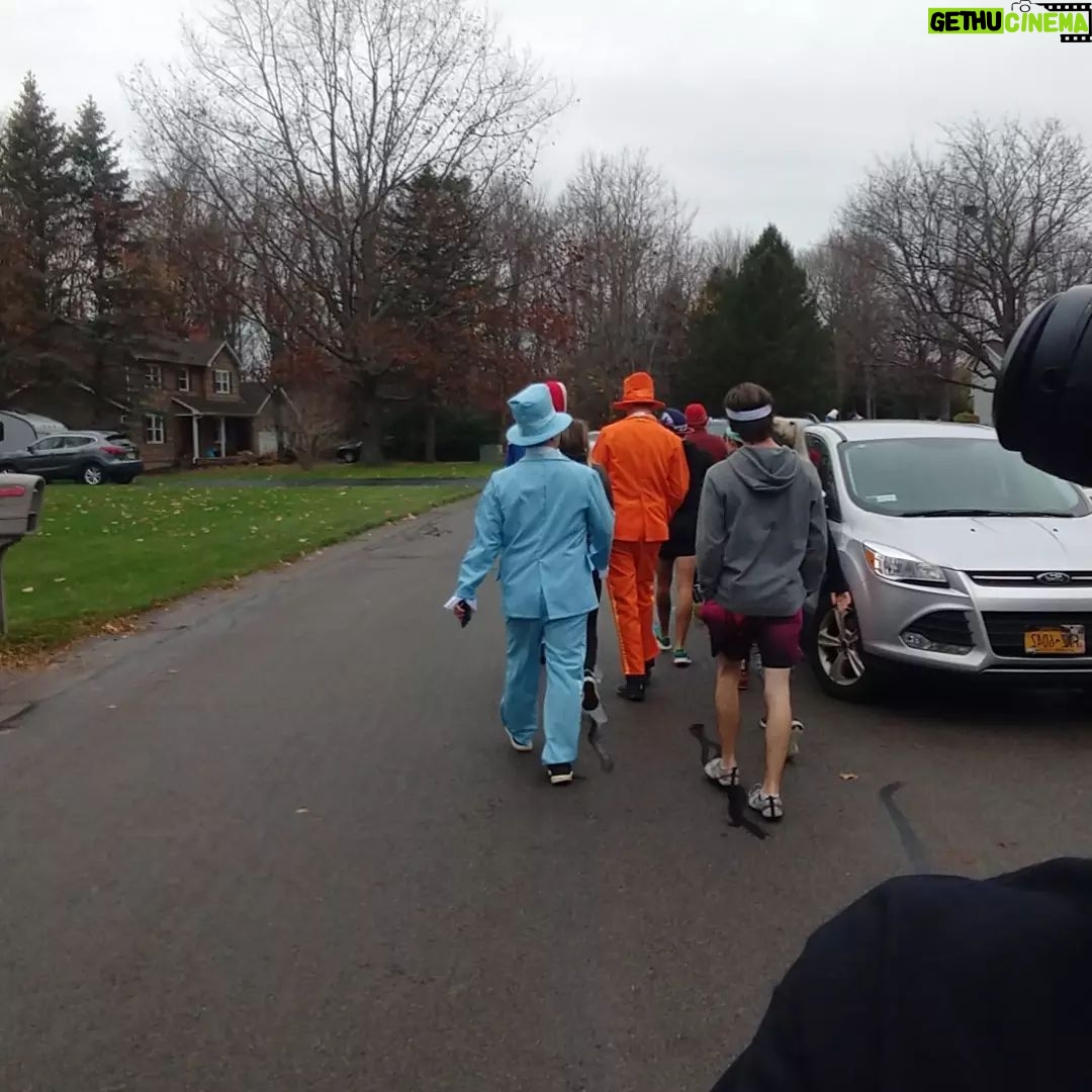 Gregor Gillespie - 1.6K Likes - 50th annual Webster #turkeytrot and my first one actually registering for. @x_tina0227 and I didn't know this also doubled as an opportunity to wear costumes. Don't worry next year we'll be prepared! #bestwrestlerinmma #besthikerinmma #bestfishermaninmma